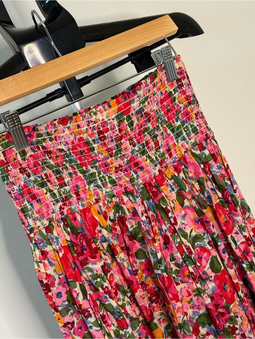 Natural Life Convertible Floral Maxi Skirt Strapless Dress Removable Straps XS - Picture 5 of 9